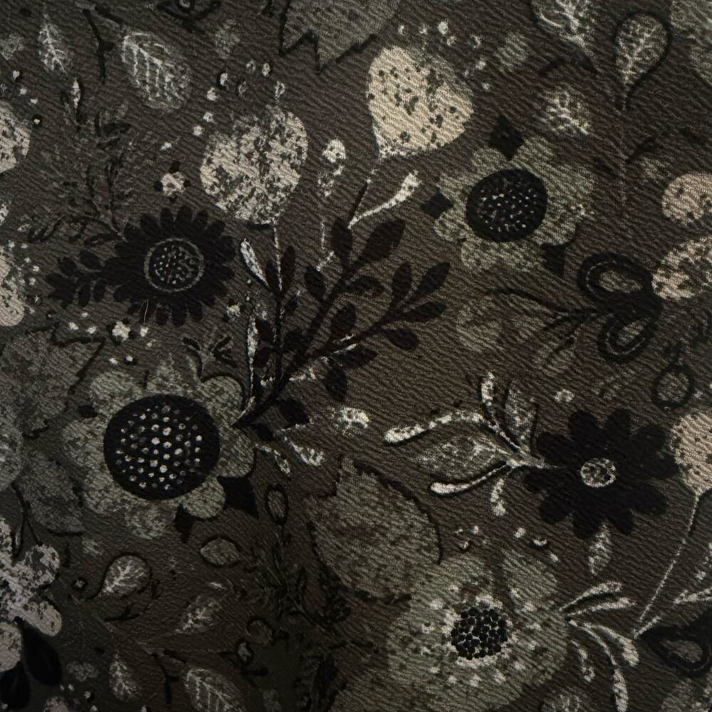 LuLaRoe Cassie Skirt XS NWT Floral Pencil Skirt Stretch grey black white - Picture 6 of 8